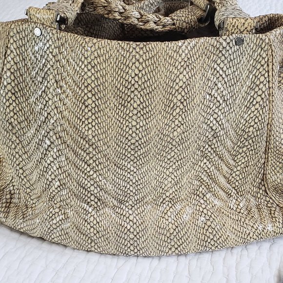 Cole Haan Yellow Snakeskin Purse - Picture 8 of 11